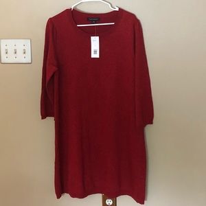 Banana Republic red shimmer dress